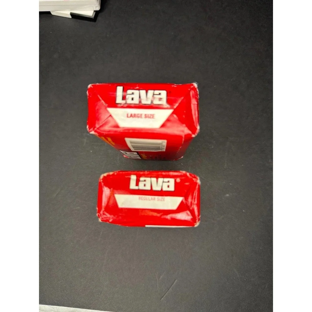 Vintage 1990 (2)‎ Bars of LAVA Pumice Hand Soap P&G Made in USA Large Regular